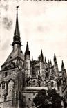 CPA the Mount St Michel the Abbey church Arrow and pinnacles