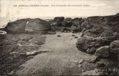 CPA Sion en el cuadro total del oceano de I de las rocas principales