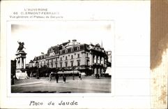 CPA Auvergne Clermont Ferrand with the back Places of Jaude