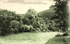 CPA Chateauneuf Les Bains the Peak Alibert the Virgin Sioule and her beautiful