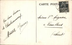 CPA Chateauneuf Les Bains the Peak Alibert the Virgin Sioule and her beautiful