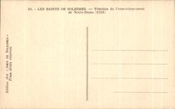 CPA the Pilot Saints De Solesmes of I' burial of Notre Dame