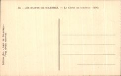 CPA Saintes De Solemes Christ With the Tomb