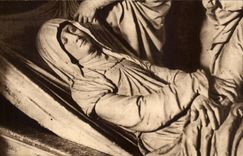 CPA Saintes De Solemes Our Dmae With the Shroud