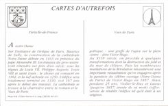 REPRO Paris La Seine vue Des Tours De Notre Dame