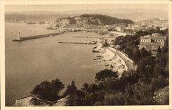 CPA La Cote d'Azur Nice Vue Generale Et Le Mont Boron