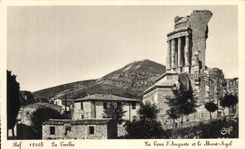 CPA La Turbie court of Auguste And the Agel Mount