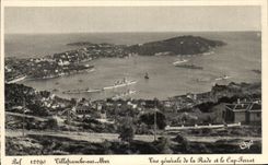 CPA Villefranche On Sea View Of the Roads And the Cape Ferrat