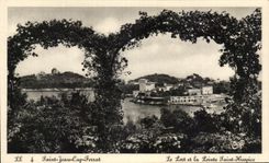 CPA Saint Jean Cap Ferrat Le Port Et La Pointe Saint Hospice