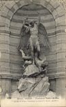 CPA Paris Fontaine Saint Michel Groups of Archange bronze