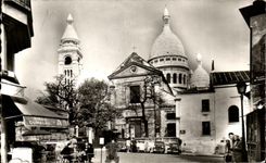 CPA Paris Avenue of the Sacring Montmartre Heart