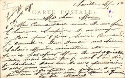 CPA Paris Interior Court of the old Sully Hotel