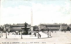 CPA Place De la Concorde Bon Marche Paris 
