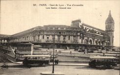CPA Paris Gare de Lyon Overall picture Lyon General Station View