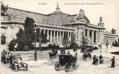 CPA Paris Grand Palais of Automobile the Elysees Fields