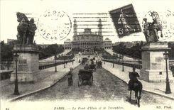 REPRO Paris the Bridge of lena and Trocadero