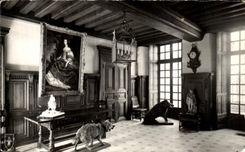 CPA Castle De Chateauneuf On CherLe Grand Halt