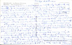 CPA Brussels the Chinese House Brussel Hel Chinesse Door