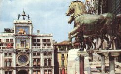 CPA Venezia I Mori E Torre LED Orologio