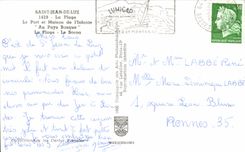 CPSM Saint Jean Du Luz La plage Le port et maison de l'infante Au pays basque Le Socoa