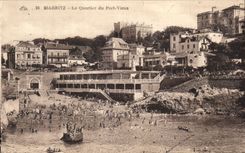 CPA Biarritz Le Quartier du Port Vieux 