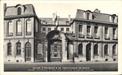 CPA Caisse D' Epargne de Prevoyance de Paris Caisse Centrale Rue coq heron rue du louvre 