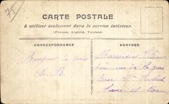 CPA Paris inonde rue de lille inondations 1910