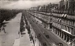 CPA Paris Et Ses Merveilles Rue de Rivoli et jardin des Tuileries
