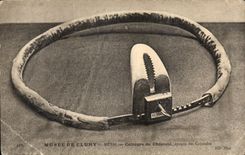 CPA Musee Of Cluny Metal Girdles Erotic Chastity time of the Crusades