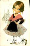 CPA Callarda Costume Folklore Espagne