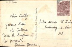 CPA Callarda Costume Folklore Espagne