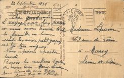 CPA Lille Monument with the Marshal Foch Militaria