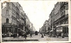 CPA Lille the national street seen from of the great place