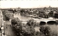CPA Paris Panoramic View on the Seine