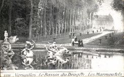CPA Versailles Le Bassin du Dragon Les Marmousels