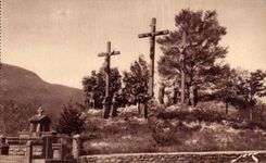 CPA Lourdes Martyrdom XI Jesus Station dies on the Cross