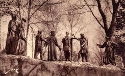 CPA Lourdes Martyrdom IX Jesus Station is skin of sea clothing