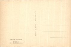 CPA Le Lot Illustre Padirac Le Debarcadere