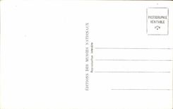 Museo de CPSM de la estatua del Louvre del saite Egipto Egipto del tiempo de Nekhtharheb