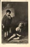 CPA Murillo Two Spanish Peasant Boys Dulwich College Gallery Enfants