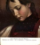 CPA Georg Buchner Sinnendes Madchen Meditation de fillette 