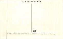 CPA Pilgrimage Of the Caves Of St Antoine View of the Pilgrimage