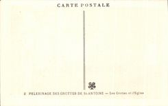 CPA Pilgrimage Of the Caves Of St Antoine Caves and I' Eglise