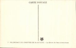 CPA Pilgrimage Of the Caves Of St Antoine the Cave of I' miraculous water