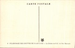 CPA Pilgrimage Of the Caves Of St Antoine Grette de Bon Help