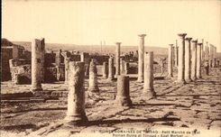 CPA Ruines Romaines De Timgad Petit Marche de