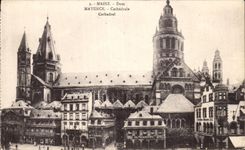 Catedral de la catedral de los Dom Maguncia de CPA Maguncia