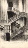 CPA the cathedral of Rouen Staircase of Librarires