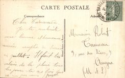 CPA Rouen Places Town hall Statue of Napoleon 1st