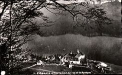CPA the Abbey of Hautecombe Savoy Seen of the Mountain